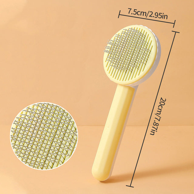 Self-Cleaning Slicker Brush & Deshedding Tool