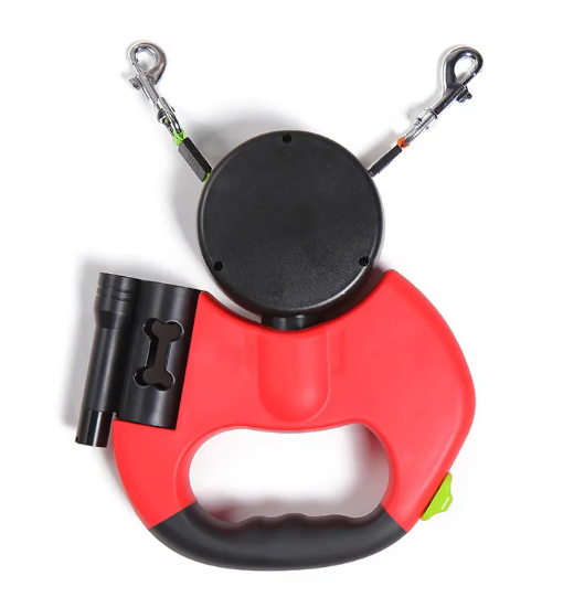 Retractable Dog Leash with LED Safety Light