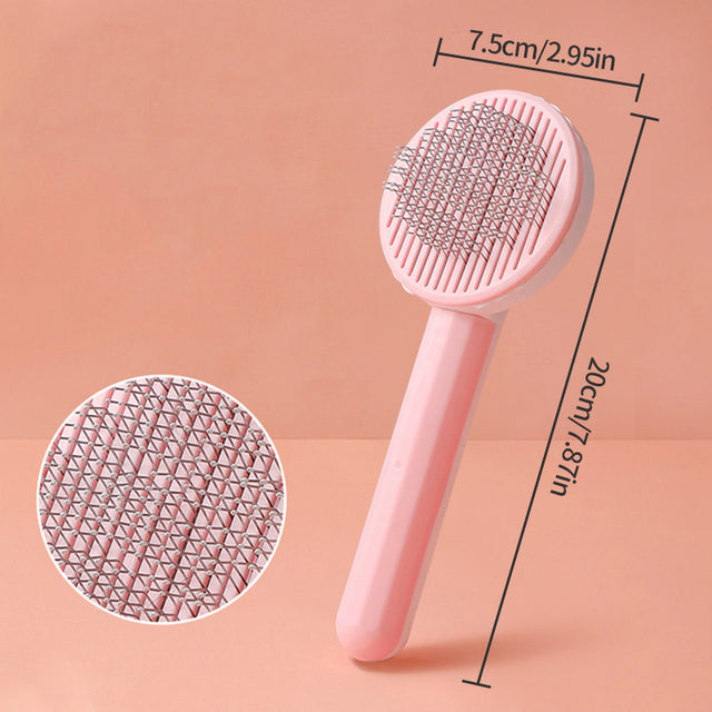 Self-Cleaning Slicker Brush & Deshedding Tool