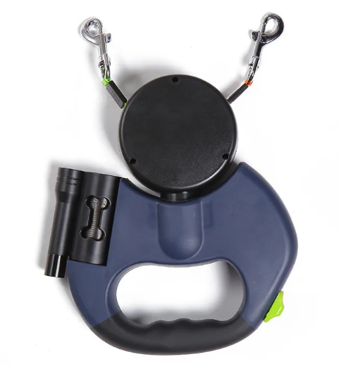 Retractable Dog Leash with LED Safety Light