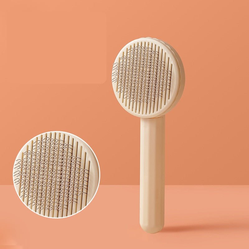 Self-Cleaning Slicker Brush & Deshedding Tool