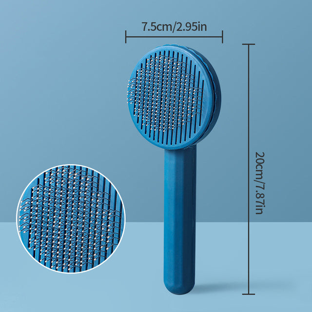 Self-Cleaning Slicker Brush & Deshedding Tool