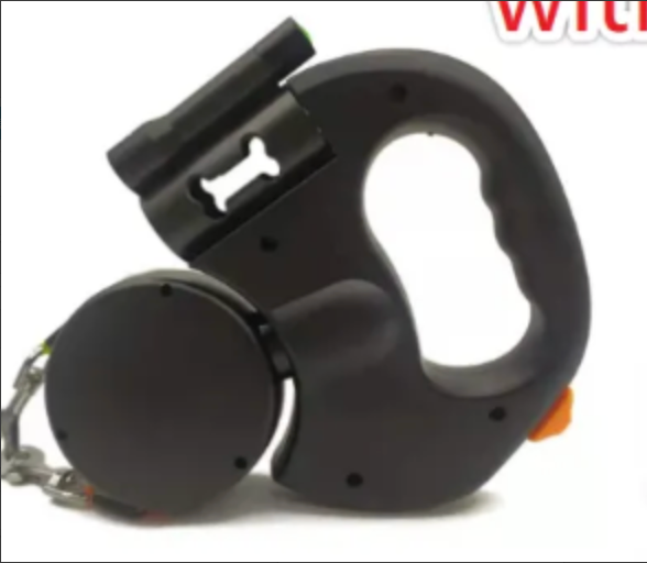 Retractable Dog Leash with LED Safety Light