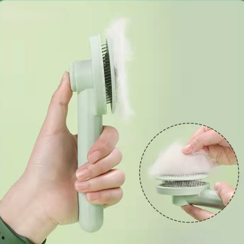 Self-Cleaning Slicker Brush & Deshedding Tool