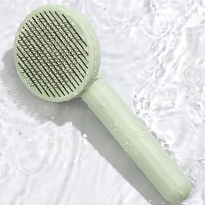 Self-Cleaning Slicker Brush & Deshedding Tool